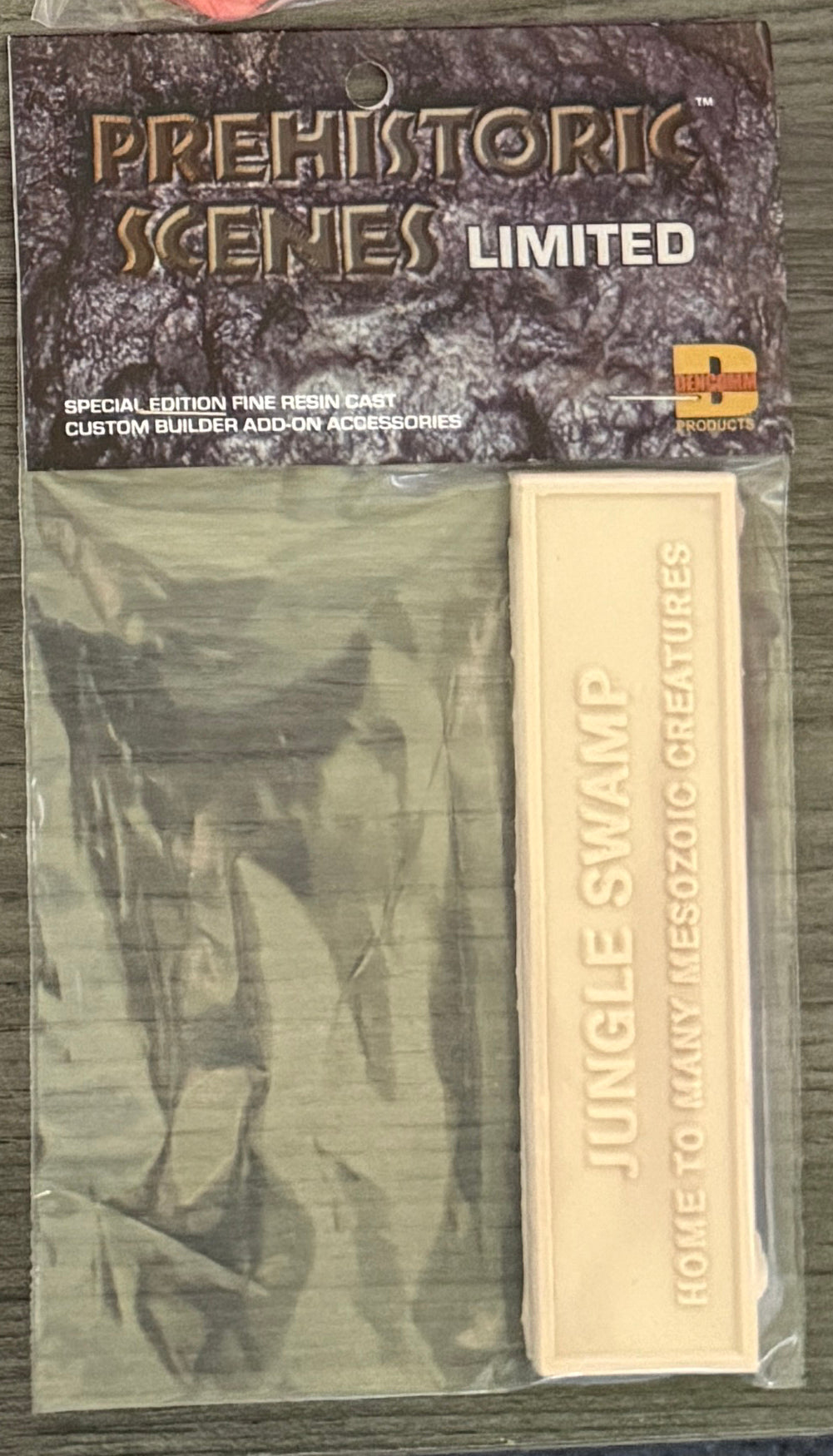 Prehistoric Scenes Limited - Jungle Swamp Nameplate