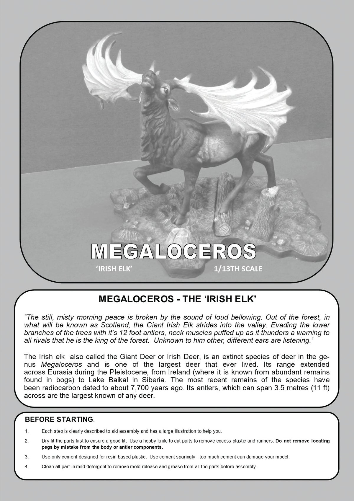 Megaloceros (Irish Elk)