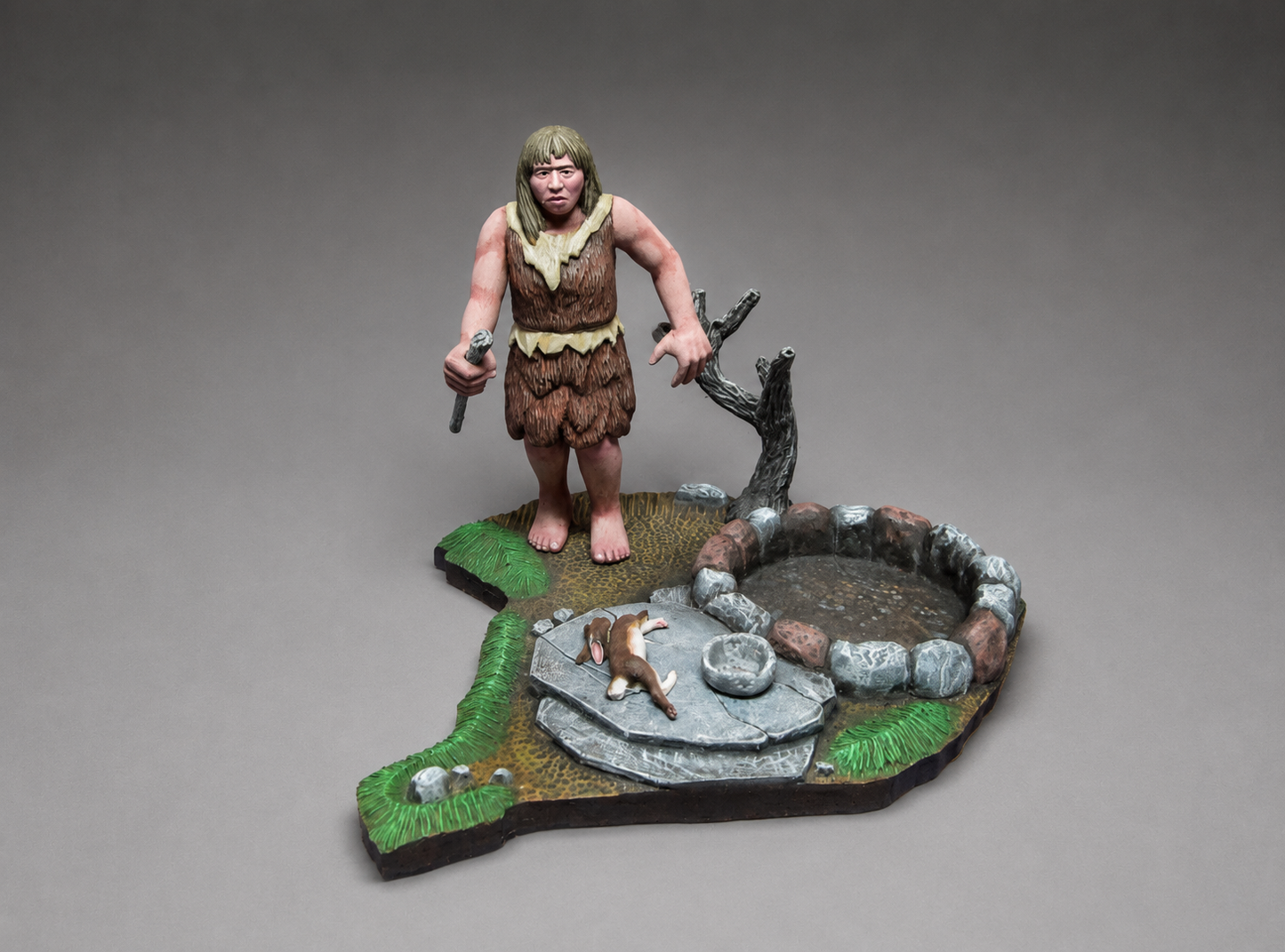 Prehistoric Scenes - AROARA/Prehistorix Neanderthal Woman set